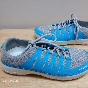 SHIMANO EVAIR BOAT SHOE MEN'S SIZE 7 BLUE/GREY